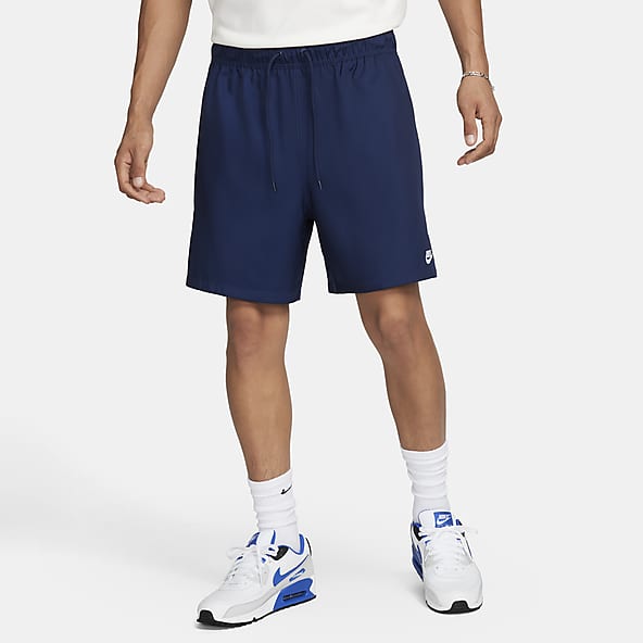 Blue and white nike shorts top